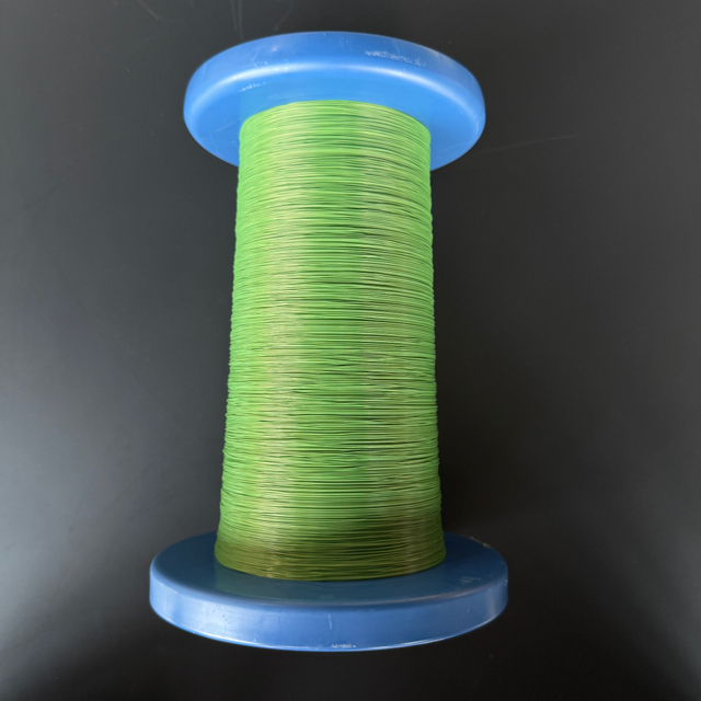 Cable de cobre aislado con teflón verde de 0,14 mm (FLW-H (EC))